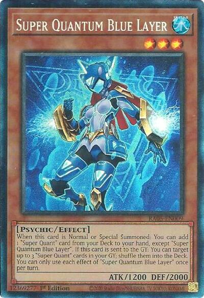 Super Quantum Blue Layer (Collector's Rare) (RA05-EN009) [Rarity Collection 5]