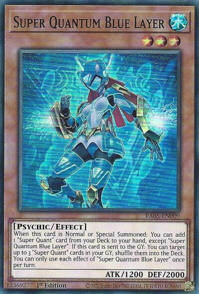 Super Quantum Blue Layer (RA05-EN009) [Rarity Collection 5]