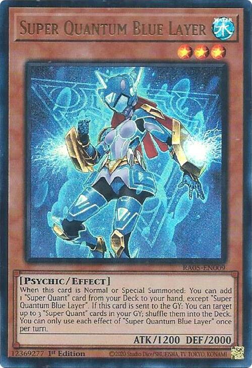 Super Quantum Blue Layer (Ultra Rare) (RA05-EN009) [Rarity Collection 5]