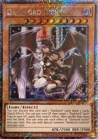 Darklord Ixchel (Platinum Secret Rare) (RA05-EN010) [Rarity Collection 5]