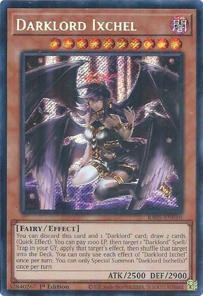 Darklord Ixchel (Secret Rare) (RA05-EN010) [Rarity Collection 5]