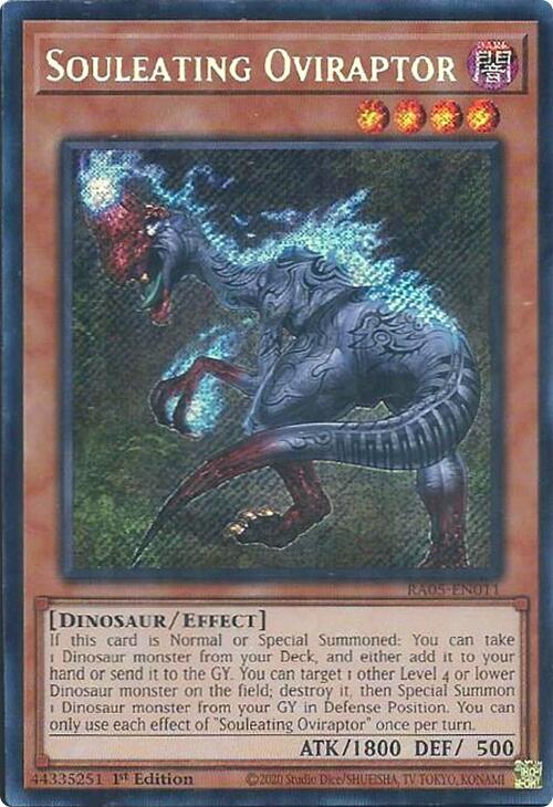 Souleating Oviraptor (Secret Rare) (RA05-EN011) [Rarity Collection 5]