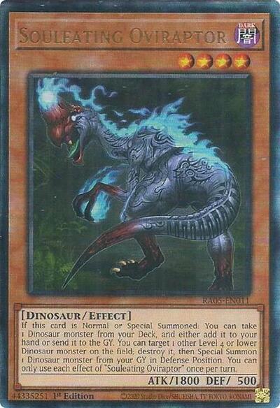 Souleating Oviraptor (Ultimate Rare) (RA05-EN011) [Rarity Collection 5]