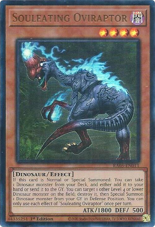 Souleating Oviraptor (Ultra Rare) (RA05-EN011) [Rarity Collection 5]