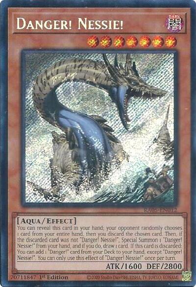 Danger! Nessie! (Secret Rare) (RA05-EN012) [Rarity Collection 5]