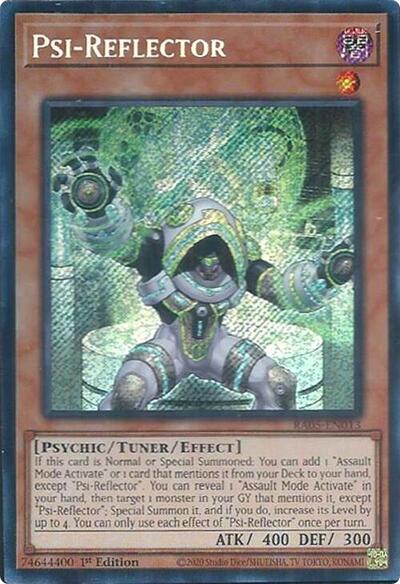 Psi-Reflector (Secret Rare) (RA05-EN013) [Rarity Collection 5]