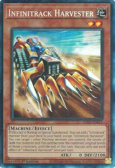 Infinitrack Harvester (Collector's Rare) (RA05-EN014) [Rarity Collection 5]