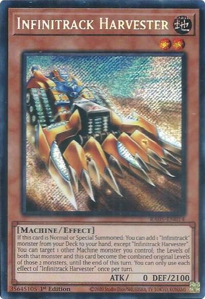 Infinitrack Harvester (Secret Rare) (RA05-EN014) [Rarity Collection 5]