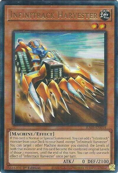 Infinitrack Harvester (Ultimate Rare) (RA05-EN014) [Rarity Collection 5]