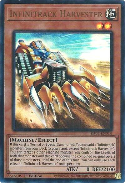Infinitrack Harvester (Ultra Rare) (RA05-EN014) [Rarity Collection 5]
