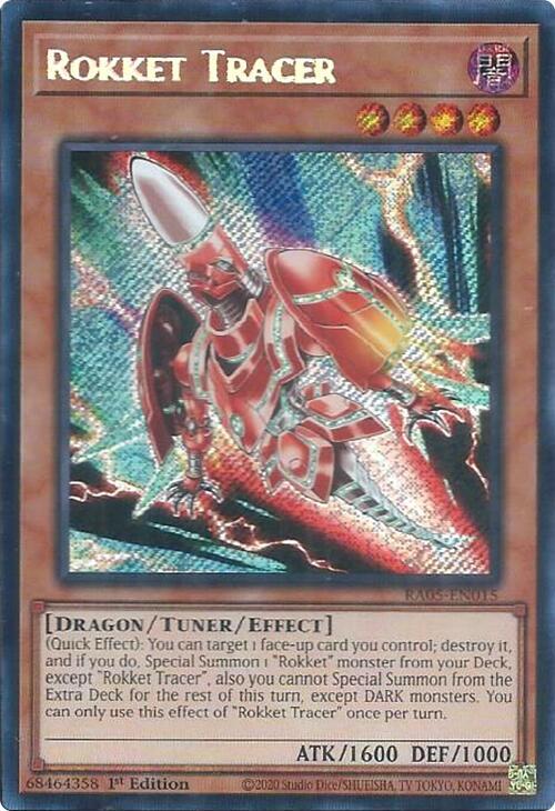 Rokket Tracer (Secret Rare) (RA05-EN015) [Rarity Collection 5]