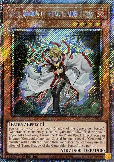Loptr, Shadow of the Generaider Bosses (Platinum Secret Rare) (RA05-EN016) [Rarity Collection 5]