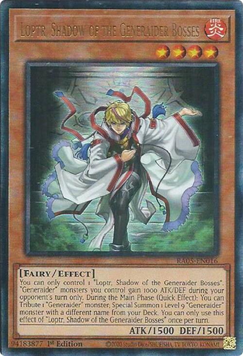 Loptr, Shadow of the Generaider Bosses (Ultimate Rare) (RA05-EN016) [Rarity Collection 5]