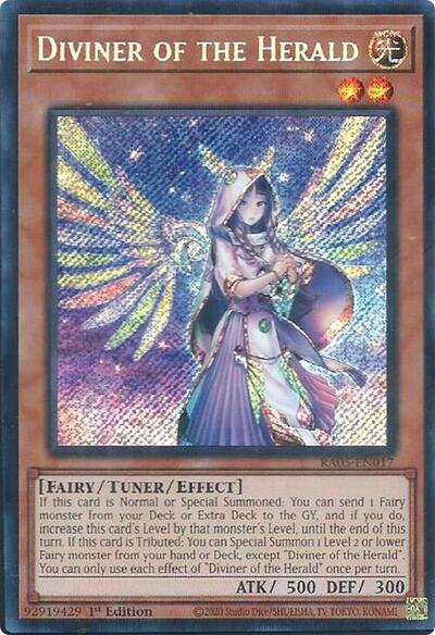 Diviner of the Herald (Secret Rare) (RA05-EN017) [Rarity Collection 5]