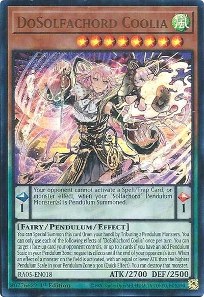 DoSolfachord Coolia (Ultra Rare) (RA05-EN018) [Rarity Collection 5]