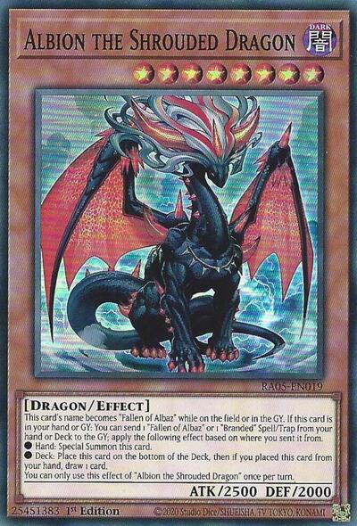 Albion the Shrouded Dragon (RA05-EN019) [Rarity Collection 5]