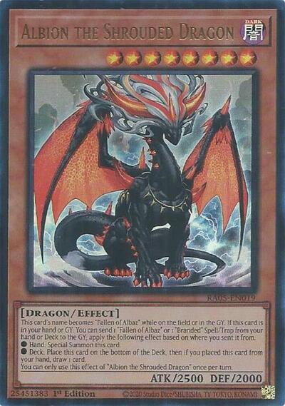 Albion the Shrouded Dragon (Ultra Rare) (RA05-EN019) [Rarity Collection 5]