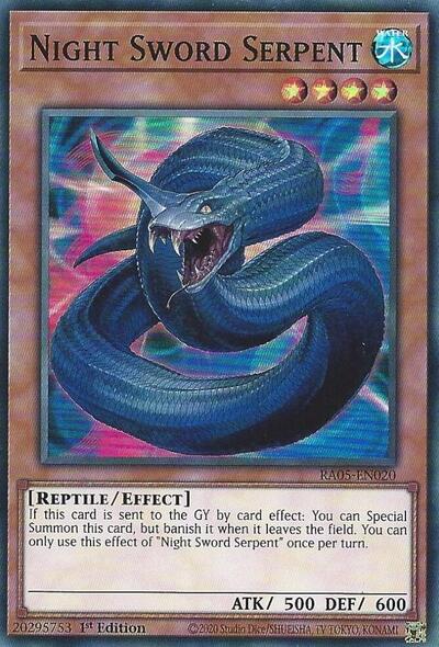 Night Sword Serpent (RA05-EN020) [Rarity Collection 5]