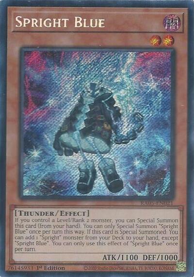 Spright Blue (Secret Rare) (RA05-EN021) [Rarity Collection 5]