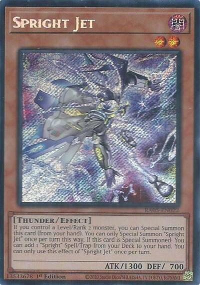 Spright Jet (Secret Rare) (RA05-EN022) [Rarity Collection 5]