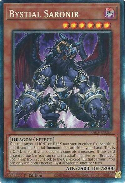 Bystial Saronir (Collector's Rare) (RA05-EN023) [Rarity Collection 5]