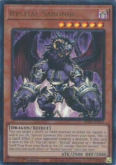 Bystial Saronir (Ultra Rare) (RA05-EN023) [Rarity Collection 5]