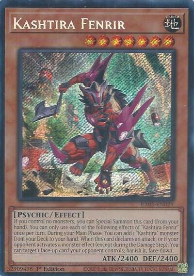 Kashtira Fenrir (Secret Rare) (RA05-EN024) [Rarity Collection 5]