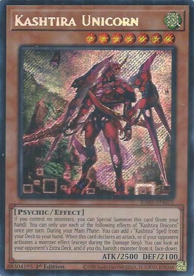 Kashtira Unicorn (Secret Rare) (RA05-EN025) [Rarity Collection 5]