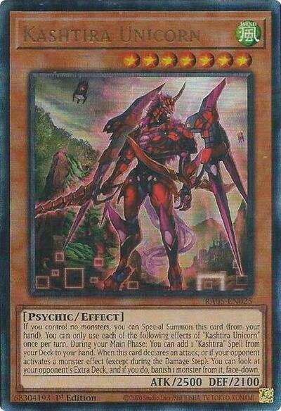 Kashtira Unicorn (Ultimate Rare) (RA05-EN025) [Rarity Collection 5]