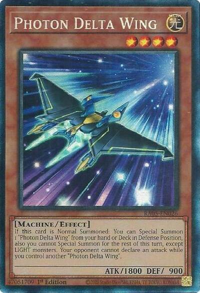Photon Delta Wing (Collector's Rare) (RA05-EN026) [Rarity Collection 5]