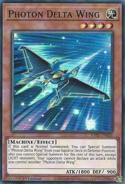 Photon Delta Wing (RA05-EN026) [Rarity Collection 5]