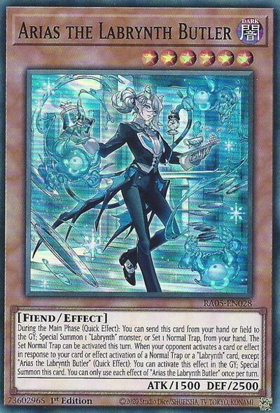 Arias the Labrynth Butler (RA05-EN028) [Rarity Collection 5]