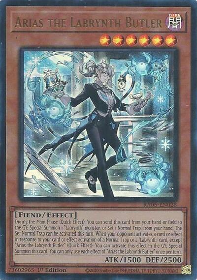 Arias the Labrynth Butler (Ultra Rare) (RA05-EN028) [Rarity Collection 5]