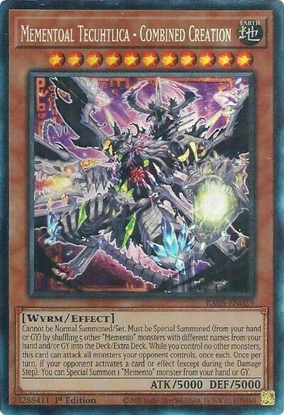 Mementoal Tecuhtlica - Combined Creation (Collector's Rare) (RA05-EN029) [Rarity Collection 5]