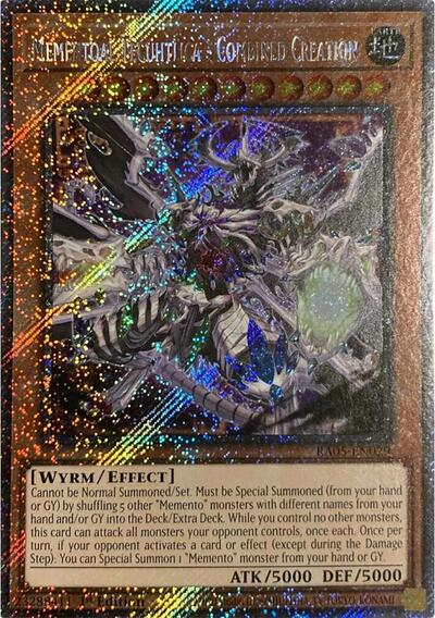 Mementoal Tecuhtlica - Combined Creation (Platinum Secret Rare) (RA05-EN029) [Rarity Collection 5]