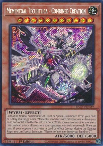 Mementoal Tecuhtlica - Combined Creation (Secret Rare) (RA05-EN029) [Rarity Collection 5]