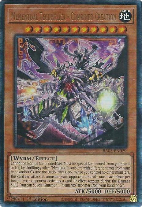 Mementoal Tecuhtlica - Combined Creation (Ultimate Rare) (RA05-EN029) [Rarity Collection 5]