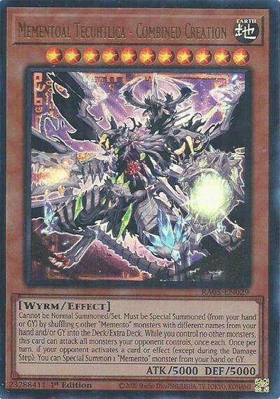 Mementoal Tecuhtlica - Combined Creation (Ultra Rare) (RA05-EN029) [Rarity Collection 5]