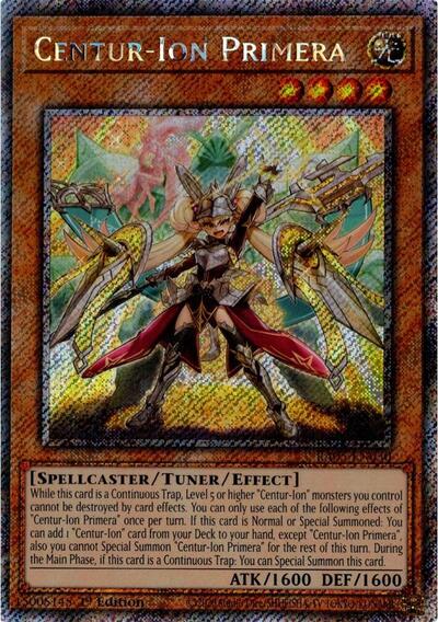Centur-Ion Primera (Platinum Secret Rare) (RA05-EN030) [Rarity Collection 5]