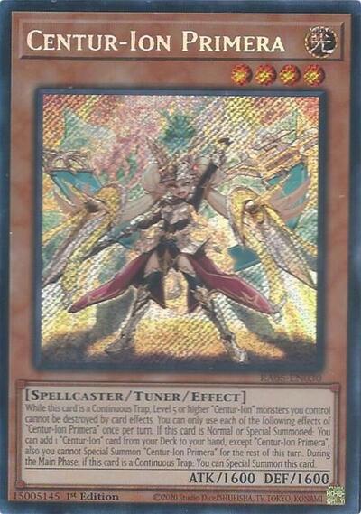 Centur-Ion Primera (Secret Rare) (RA05-EN030) [Rarity Collection 5]