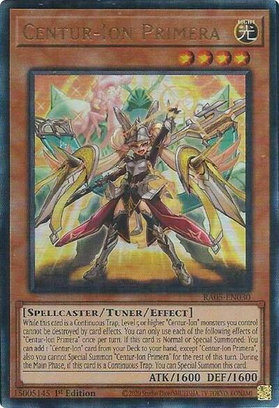 Centur-Ion Primera (Ultimate Rare) (RA05-EN030) [Rarity Collection 5]