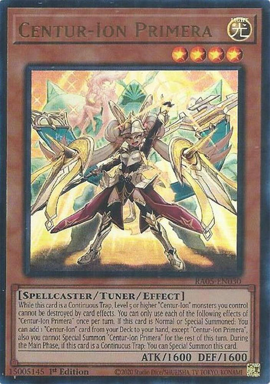 Centur-Ion Primera (Ultra Rare) (RA05-EN030) [Rarity Collection 5]