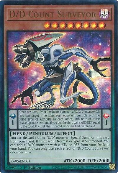 D/D Count Surveyor (Ultra Rare) (RA05-EN034) [Rarity Collection 5]