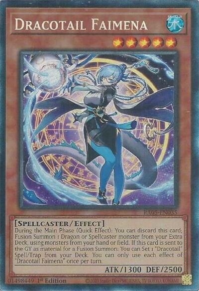 Dracotail Faimena (Collector's Rare) (RA05-EN035) [Rarity Collection 5]