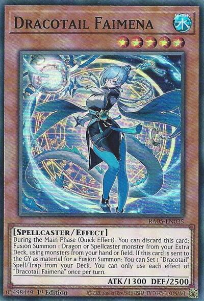 Dracotail Faimena (RA05-EN035) [Rarity Collection 5]