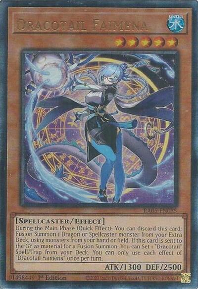 Dracotail Faimena (Ultimate Rare) (RA05-EN035) [Rarity Collection 5]
