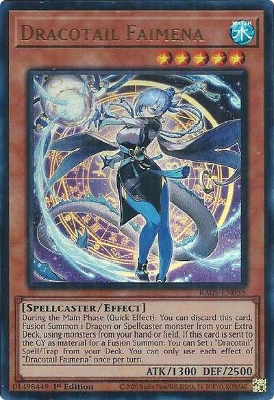 Dracotail Faimena (Ultra Rare) (RA05-EN035) [Rarity Collection 5]