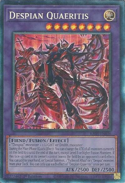 Despian Quaeritis (Collector's Rare) (RA05-EN036) [Rarity Collection 5]