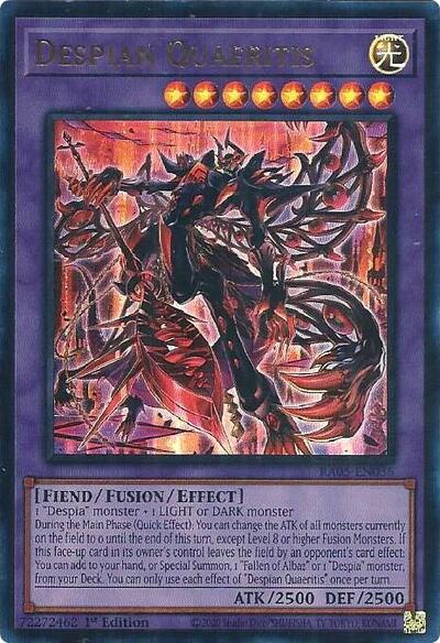 Despian Quaeritis (Ultra Rare) (RA05-EN036) [Rarity Collection 5]