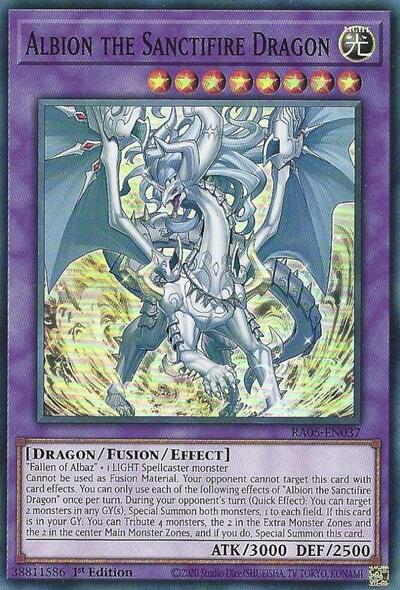 Albion the Sanctifire Dragon (RA05-EN037) [Rarity Collection 5]